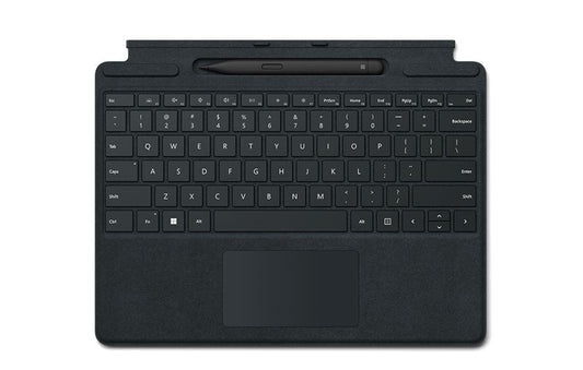 Microsoft Surface Pro Signature Type Cover with Slim Pen 2 Black Alcantara Fabric (8X8 - 00015) - SoftwareDirect