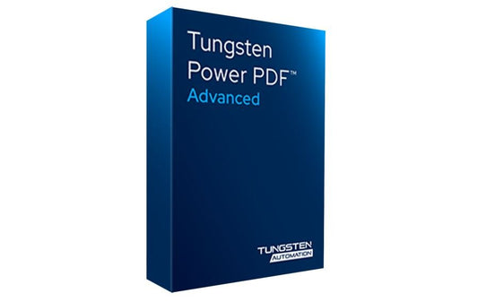 Tungsten Automation Kofax Nuance Power PDF 5.1 Advanced Download (PPD - PER - 0399 - 001U) - SoftwareDirect