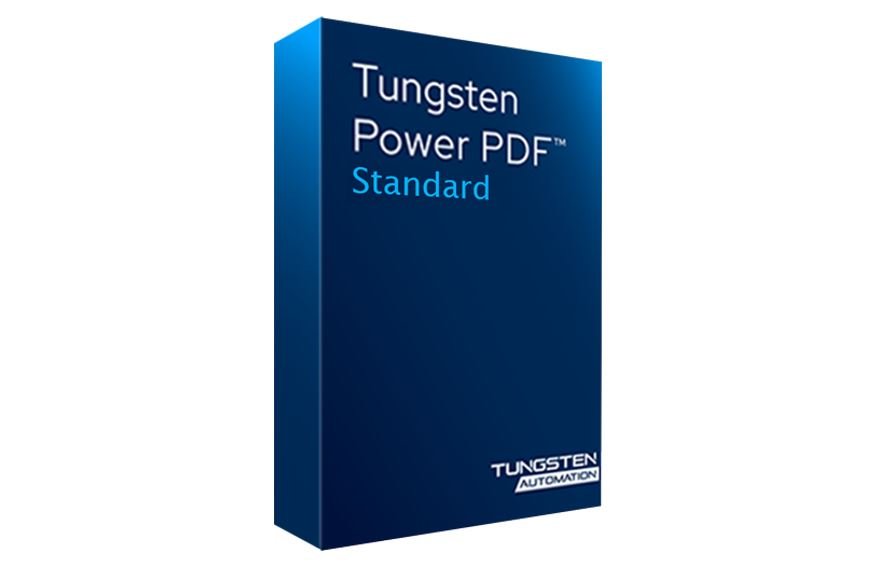 Tungsten Automation Kofax Nuance Power PDF 5.1 Standard Download (PPD - PER - 0364 - 001U) - SoftwareDirect