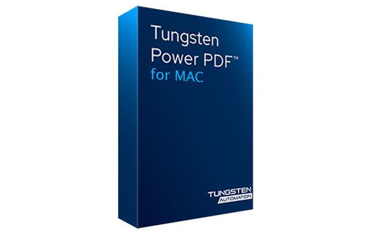 Tungsten Automation Kofax Nuance Power PDF 5.1 Standard for Mac Download (PPD - PER - 0409 - 001U) - SoftwareDirect